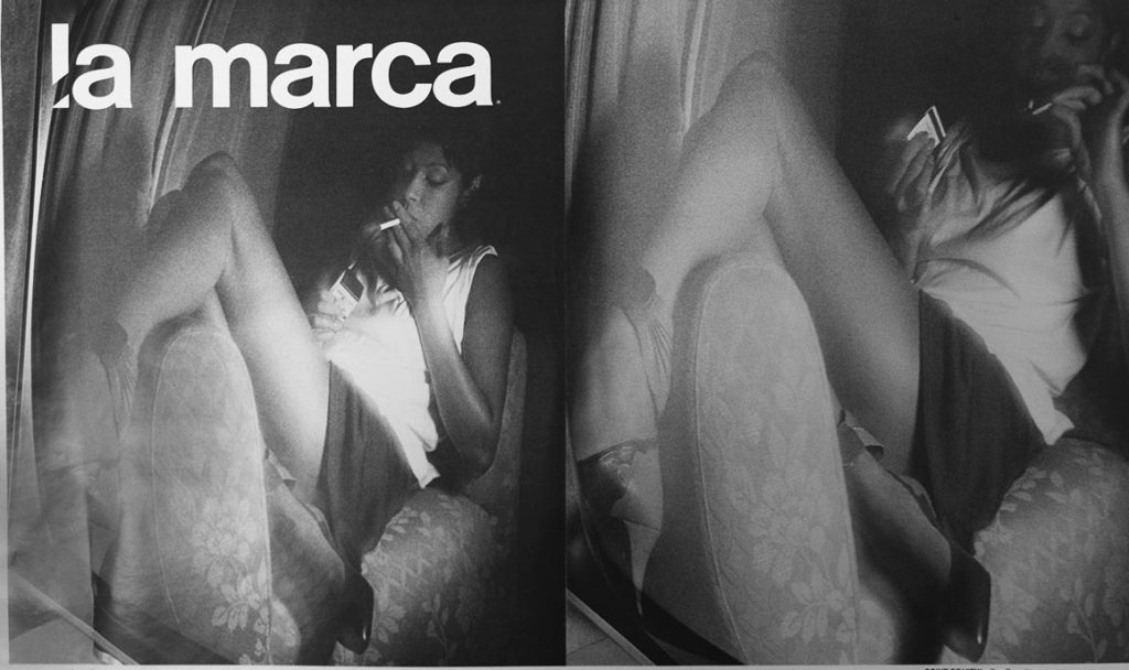 La Marca for French Vogue shot by Guy Bourdin.
